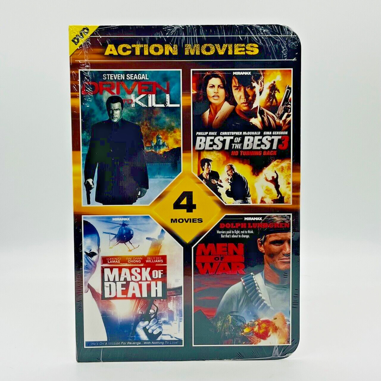 ECHO BRIDGE ACTION MOVIES 4 MOVIE DVD