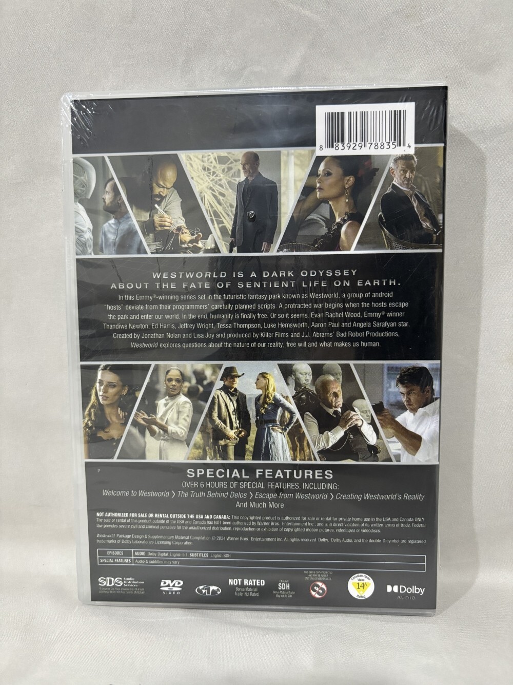 Westworld The Complete TV Series Seasons 1-4 (DVD, 12-Disc Box Set) New & Sealed