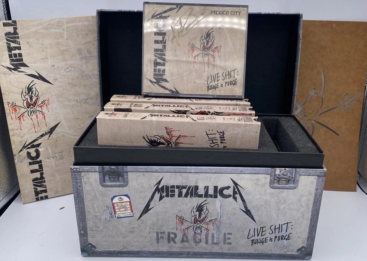 Metallica Live Shit Binge & Purge VHS Box Set 1993