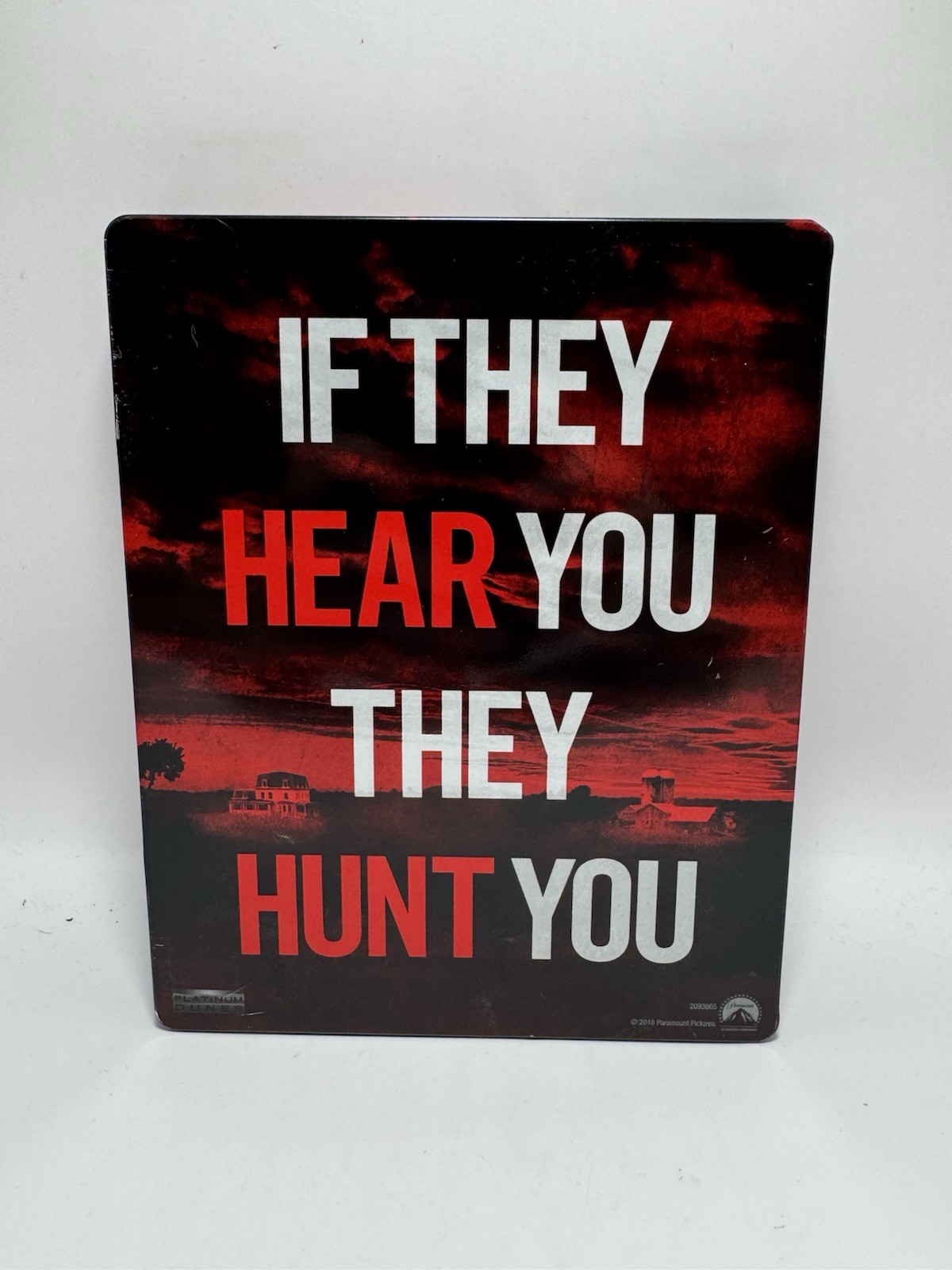 A Quiet Place 4K Ultra HD Blu-Ray HDR Steelbook Best Buy Exclusive HAS DENT