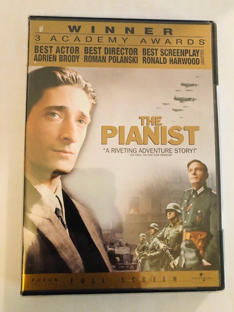 The Pianist DVD 2003 Wladyslaw Szpilman Adrien Brody Roman Polanski New Sealed