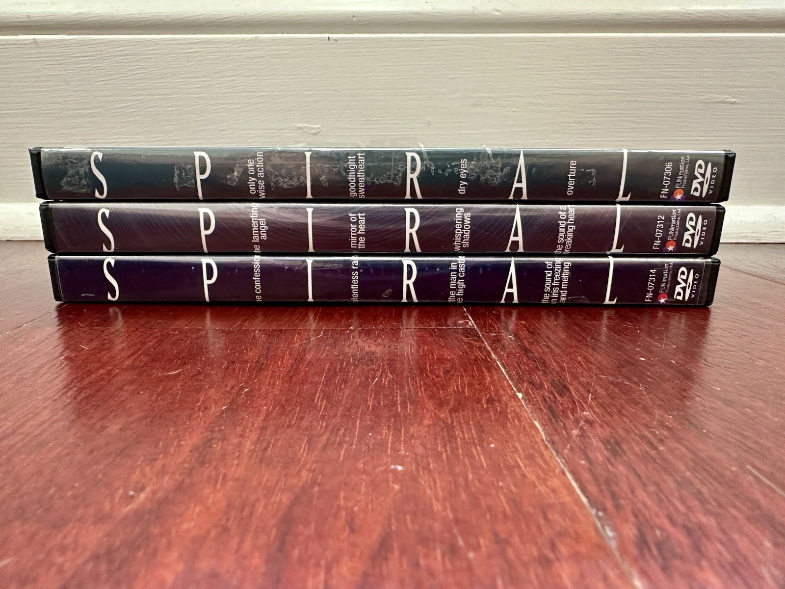 Spiral Anime DVD Lot Volumes 3,5, & 6 FUNimation Rare Anime DVD