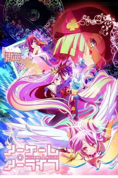No Game No Life TV Series + Movie Complete Collection DVD (English Dub) (Anime)