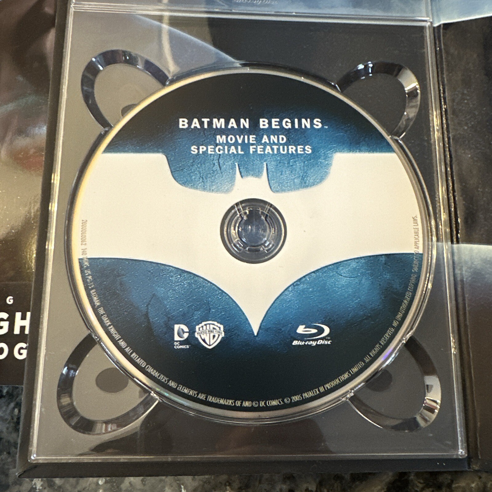 The Dark Knight Trilogy Blu-ray Set Batman Begins Dark Knight Rises etc.