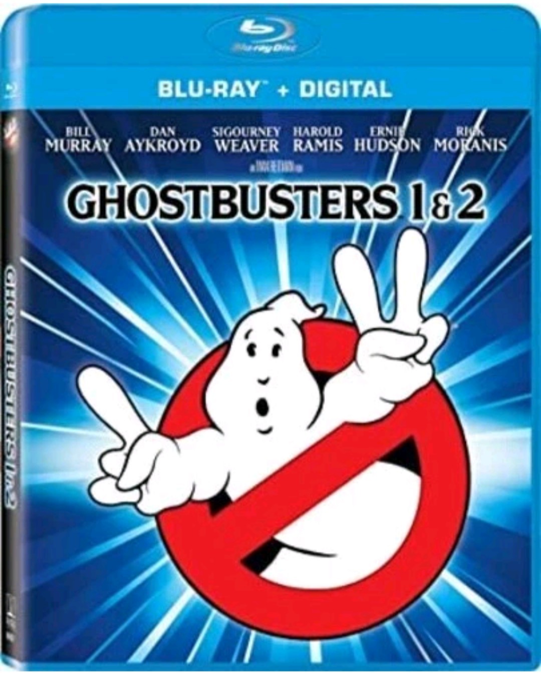 Ghostbusters 1 & 2 Blu-ray + Digital Copy PG Comedy Ivan Reitman *NEW, SEALED*