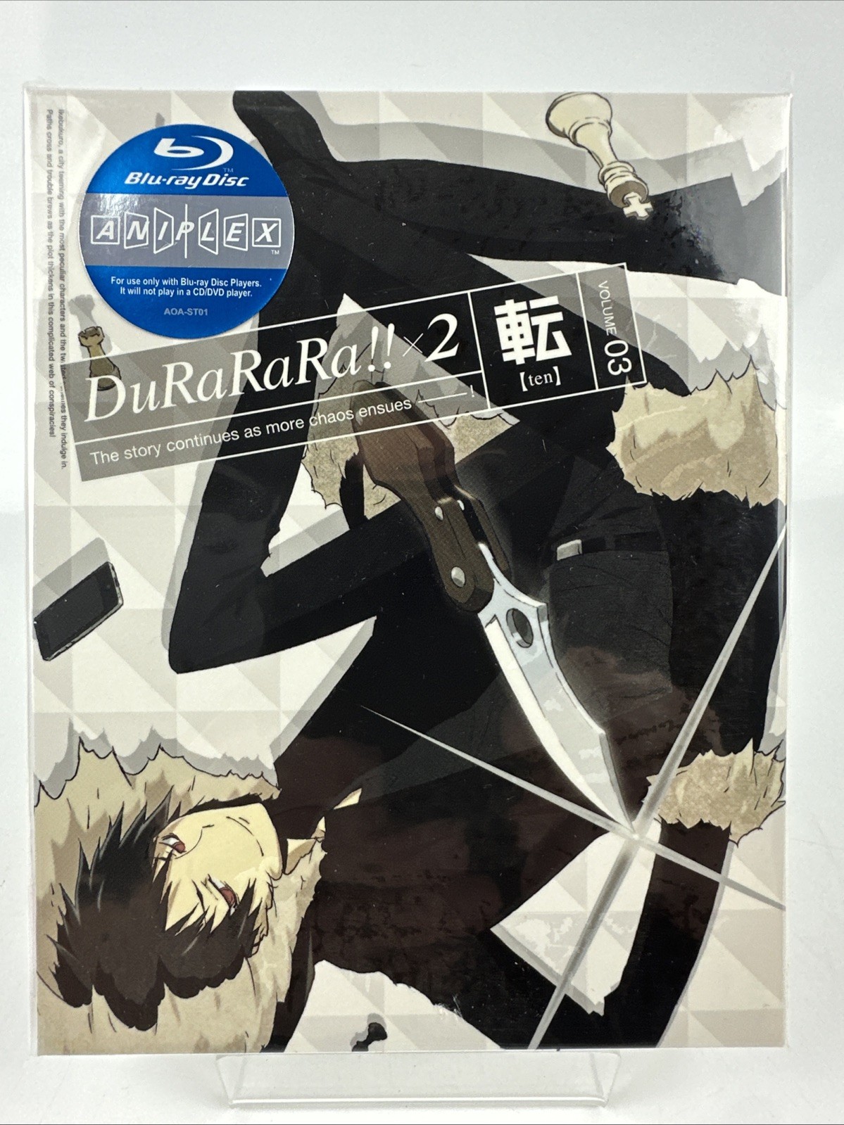 DuRaRaRa!! X2 Blu-ray Disc Anime Volume 03 Sealed Aniplex Story Continues OOP