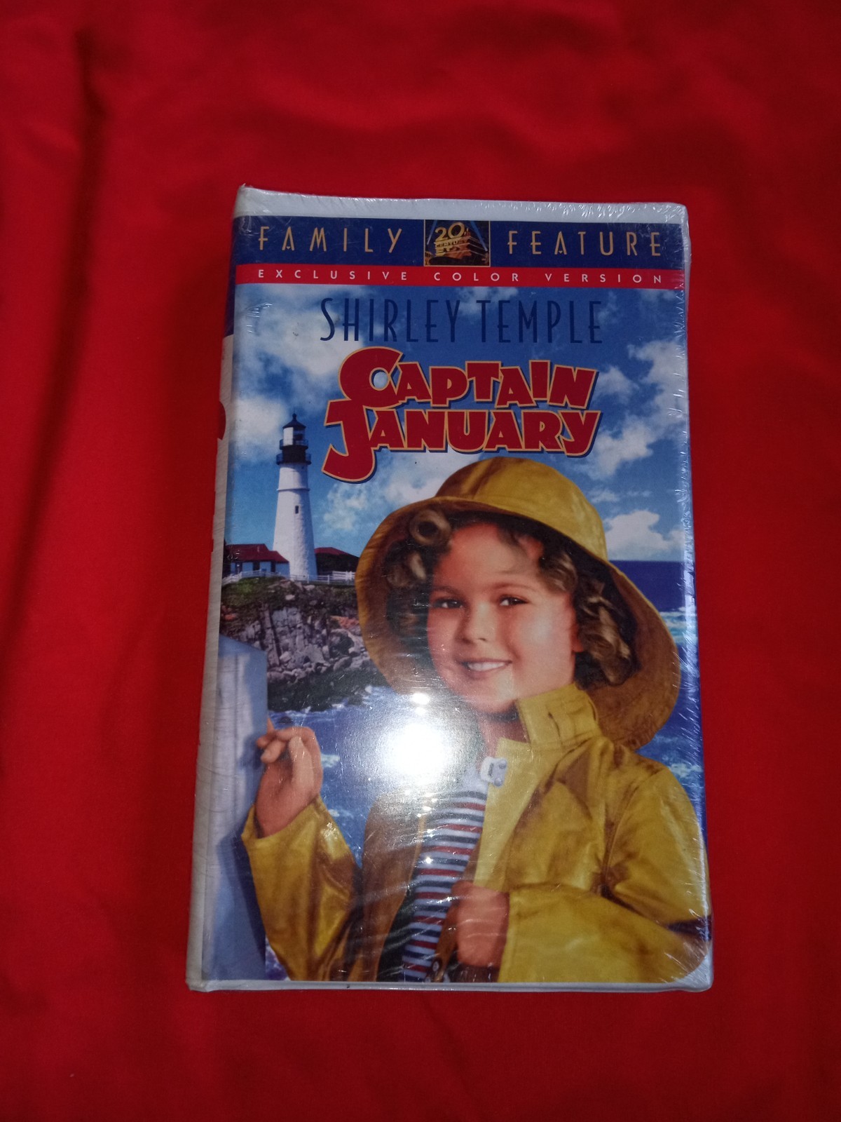 Vintage Shirley Temple VHS Lot Captain January Dimples Sealed Family Feature Set