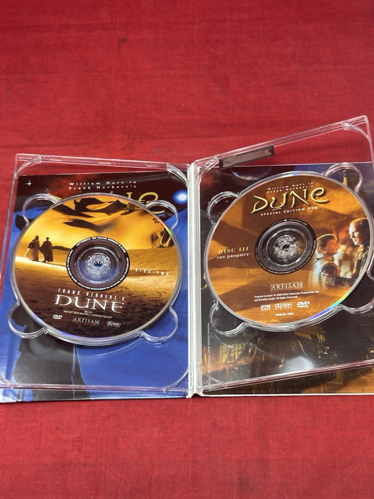 DUNE Special Edition Director’s Cut DVD 3 Disc TV Mini Series William Hurt
