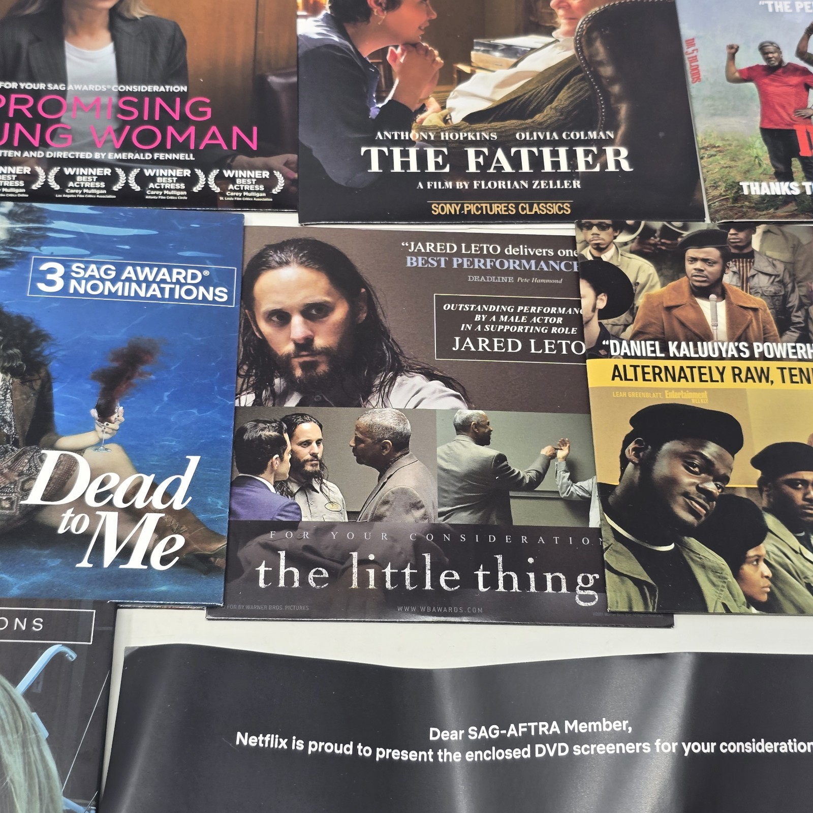 Screener Lot Of 16 Sag Awards Ted Lasso Sound Of Metal Bridgerton Dead To Me