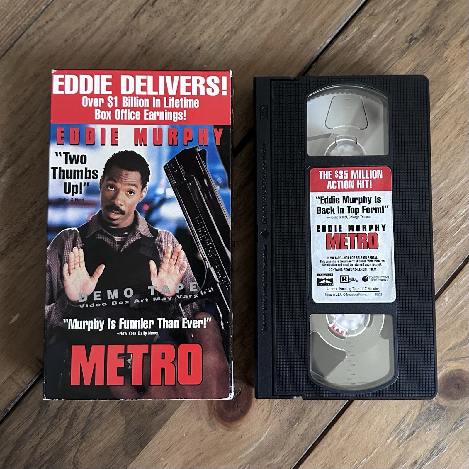 Metro VHS 1997 Eddie Murphy DEMO TAPE Promo Screener Rare Preview Copy VGC