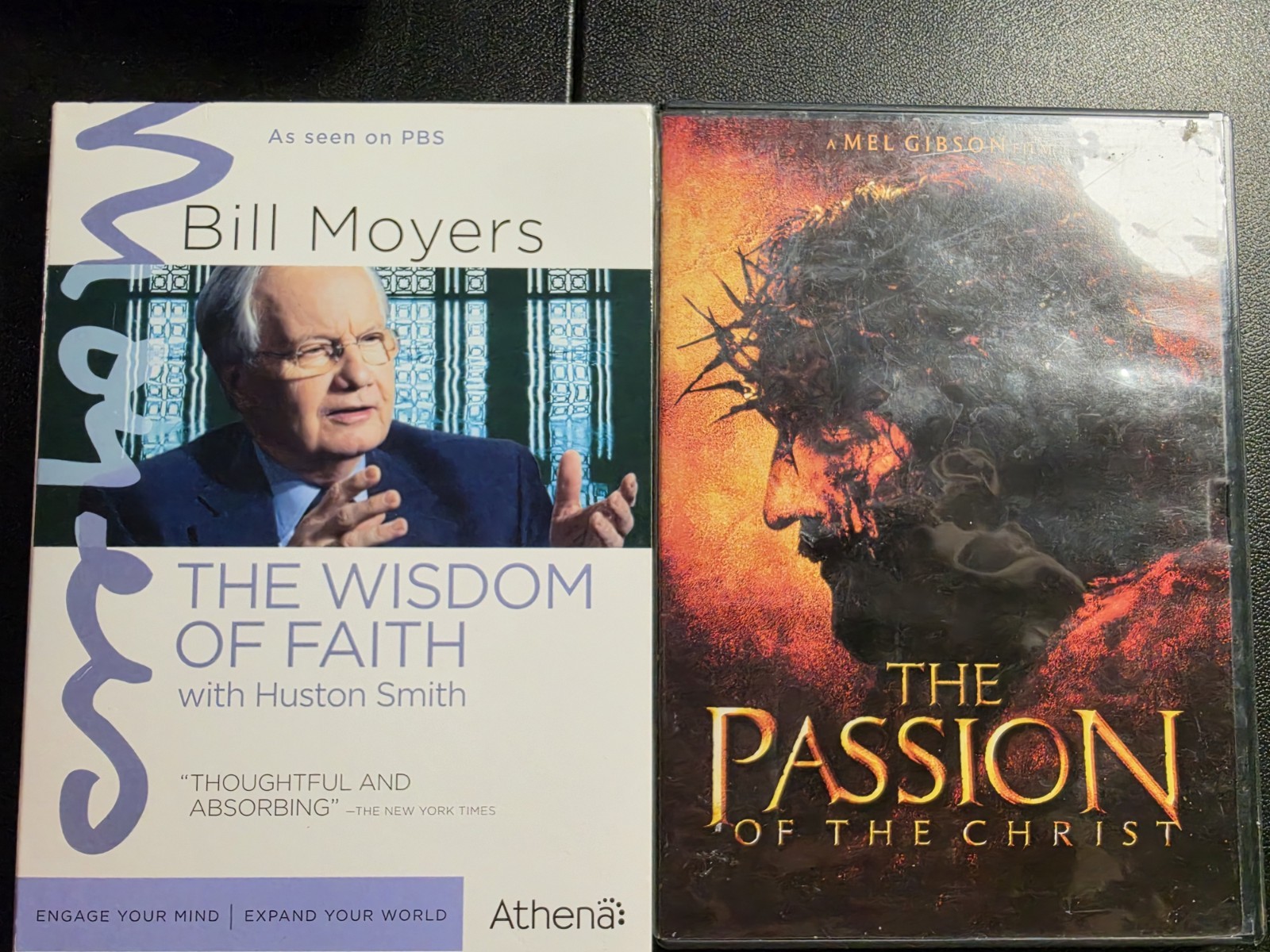 Bill Moyers Wisdom of Faith 2 DVD Complete w/Booklet + Passion of the Christ