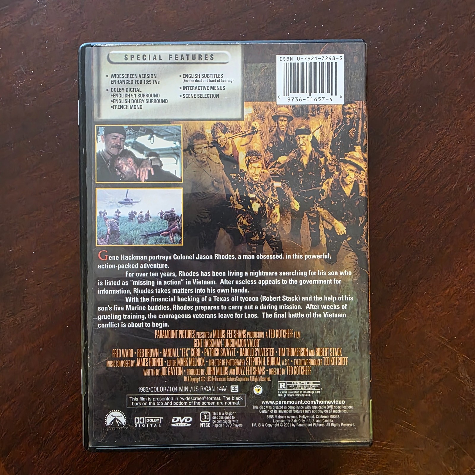 Uncommon Valor – Used DVD Movie – Very Good Condition