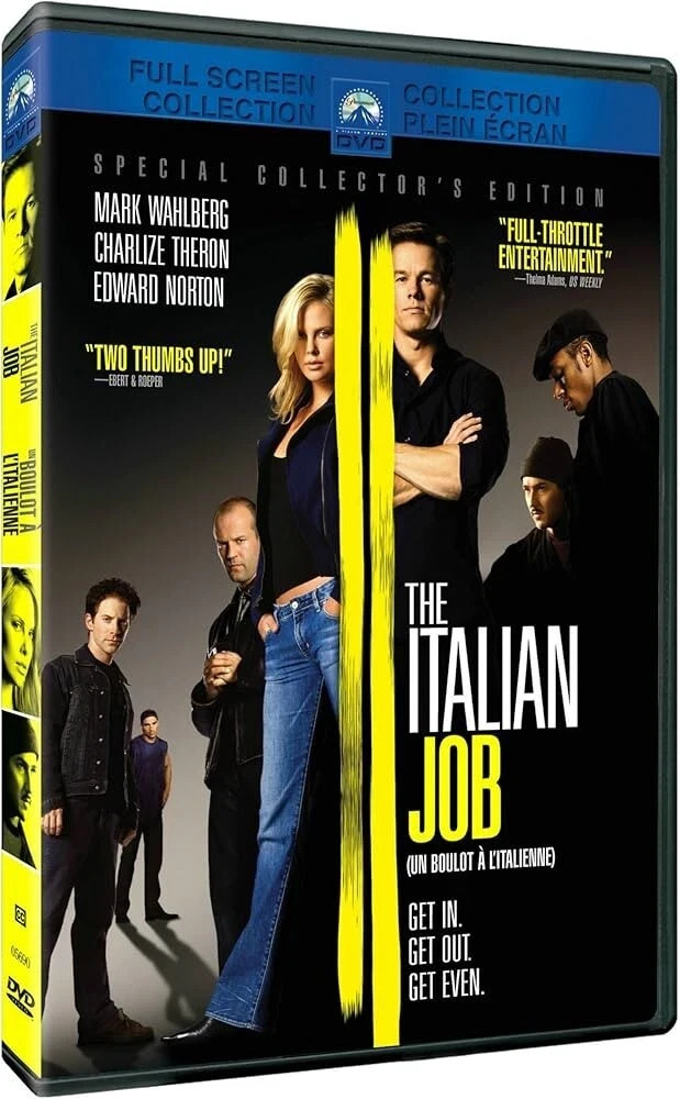 The Italian Job (DVD, 2003, Full Screen) – **DISC ONLY – NO CASE**