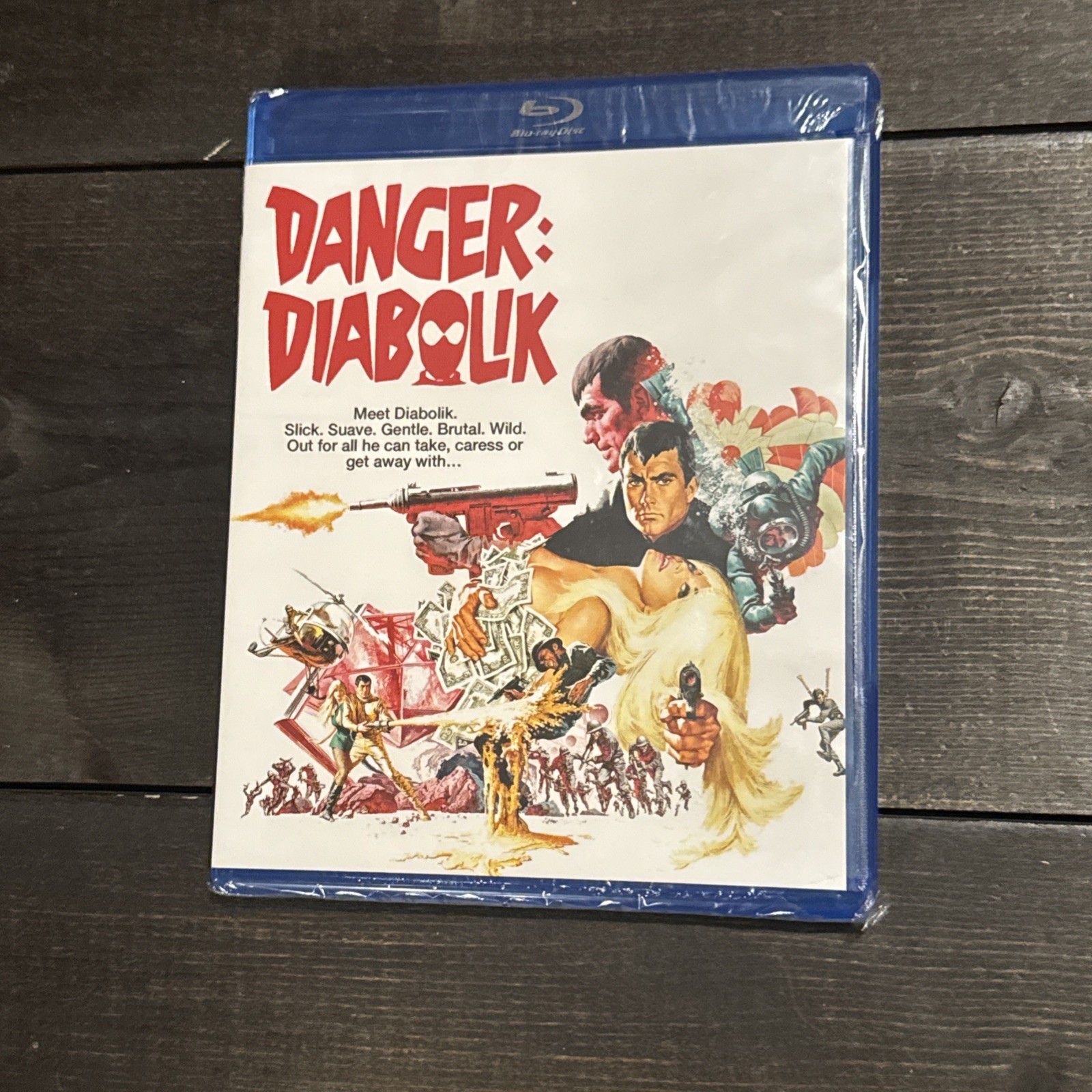 Danger: Diabolik Blu-ray Mario Bava Shout Factory Rare – Tear In Shrink – New