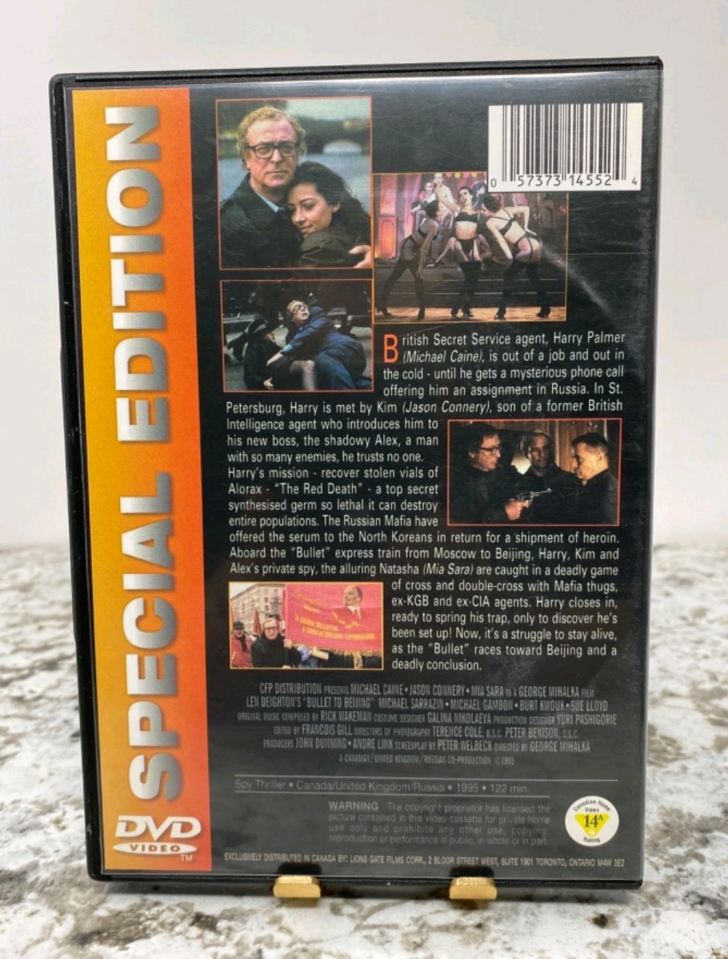 Bullet To Beijing (DVD, 1995) Out Of Print, Michael Caine, Spy Thriller