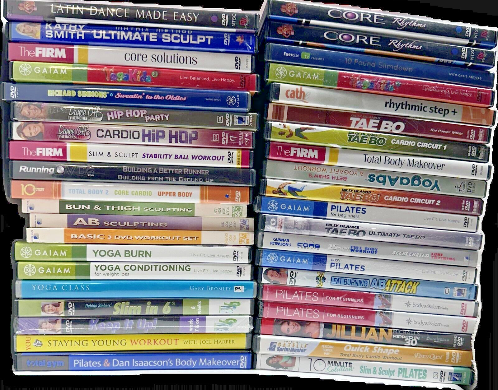 Work-Out Fitness Yoga, Pilates, Fitness DVD s Choose or Bundle Flat $4.99 Ship