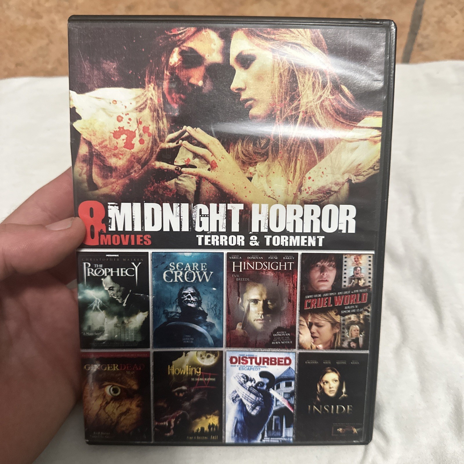 Scarecrow Howling Gingerdead Man Midnight Horror Collection 8 movies 2 DVD Cruel