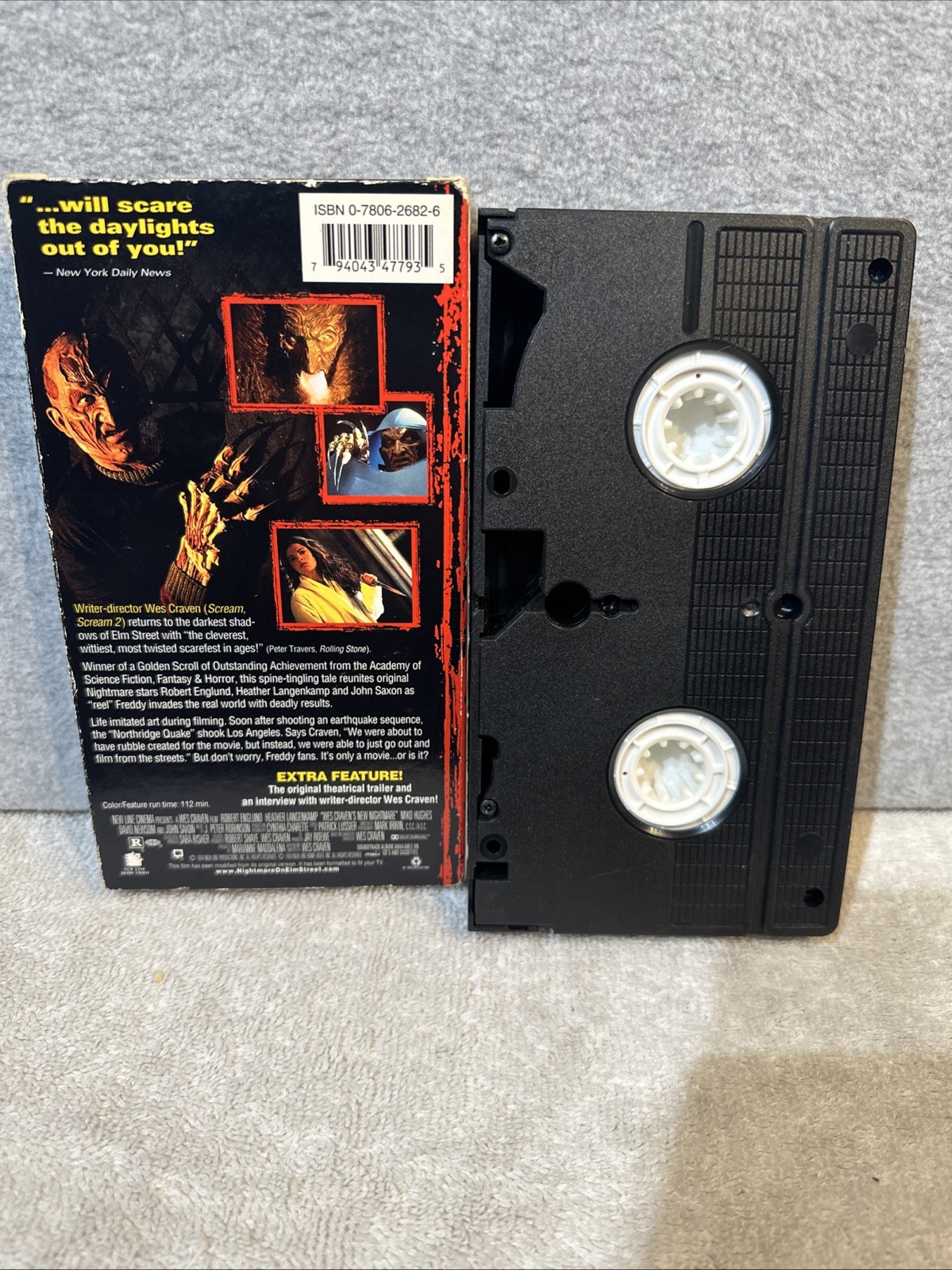 Wes Cravens New Nightmare (VHS, 1999) Tested