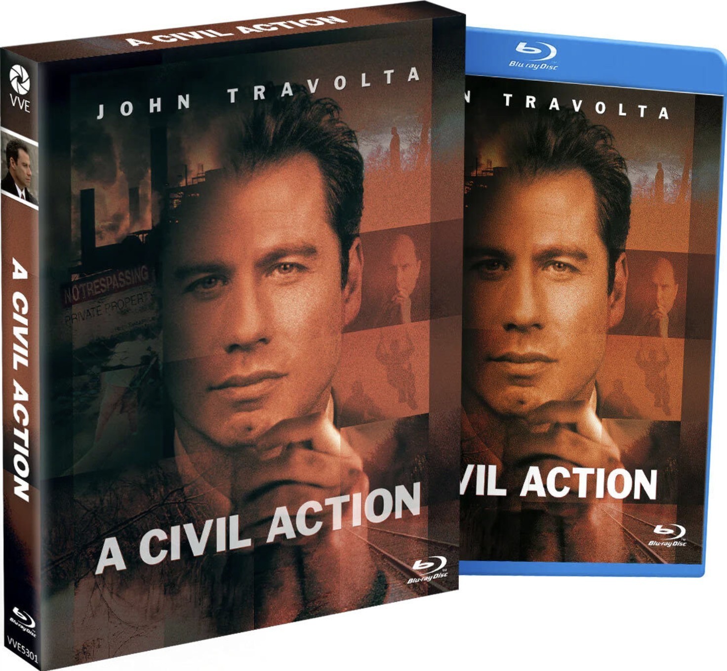 A Civil Action (1998) John Travolta Blu-Ray with slipcase NEW