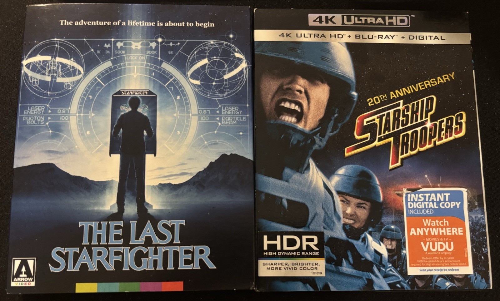 Last Starfighter Arrow Limited + Starship Troopers 4k UHD Bluray W/ Slipcover