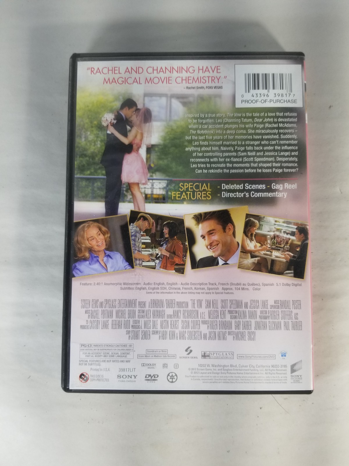 The Vow (DVD, 2012)