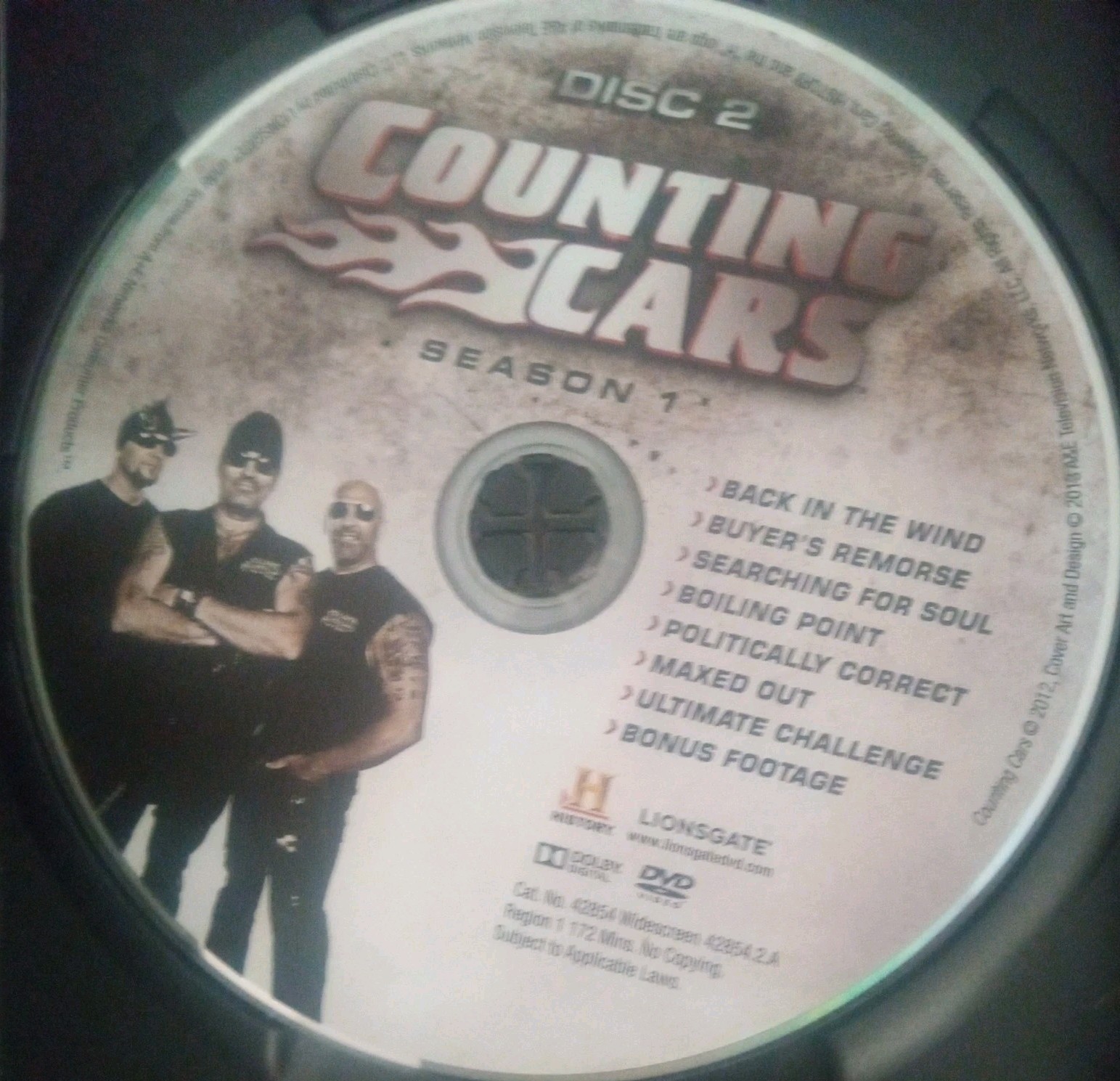 Counting Cars Season 1 – 2 DVDs (History Channel Lionsgate 2012) W/Slipcover