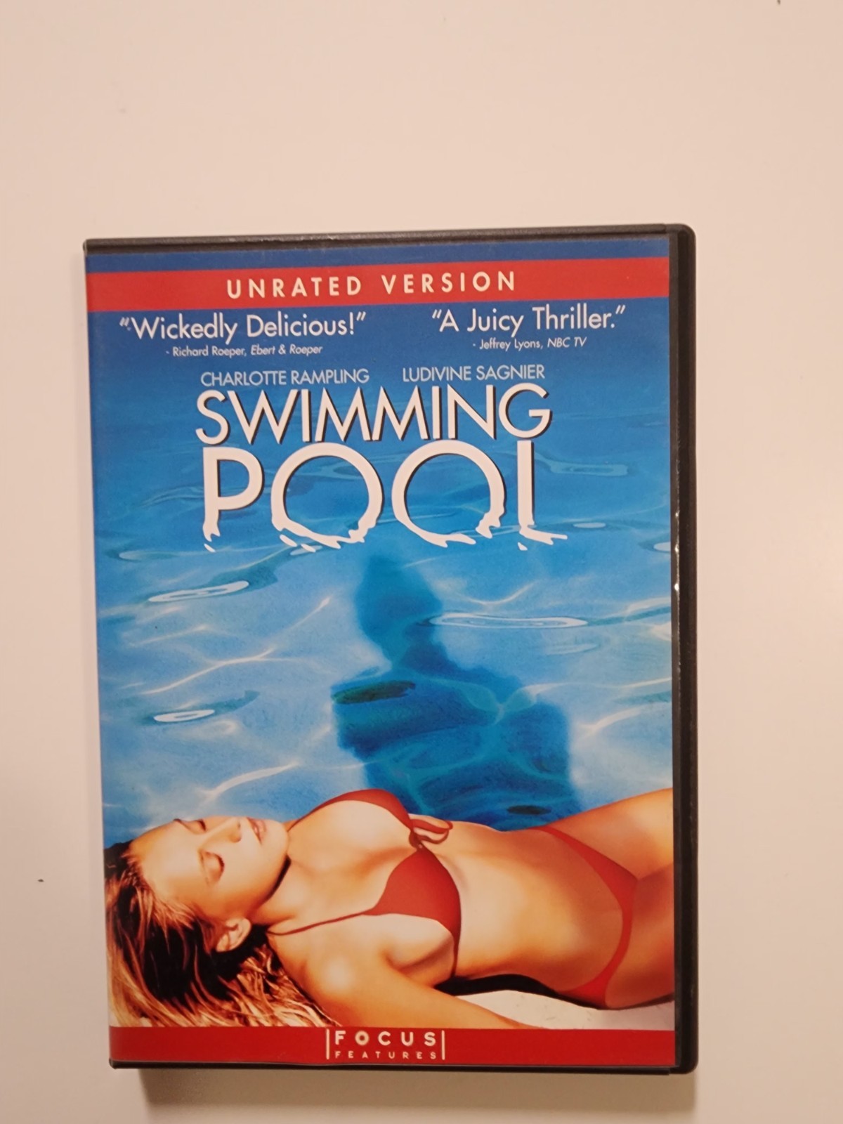 Focus Features Swimming Pool DVD Unrated Version NR Charlotte Rampling Sagnier