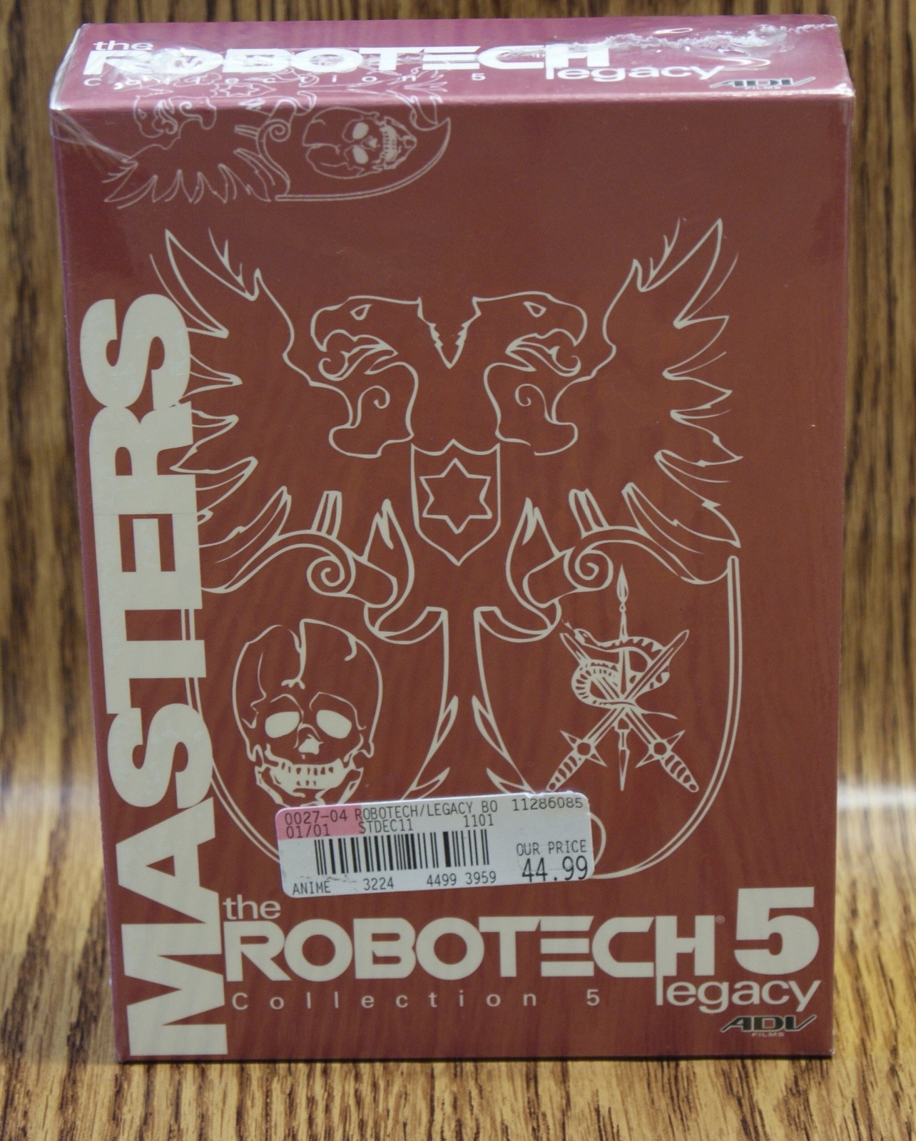 Robotech Legacy – Vol. 5: Robotech Masters (DVD, 2001, 3-Disc Set) BRAND NEW