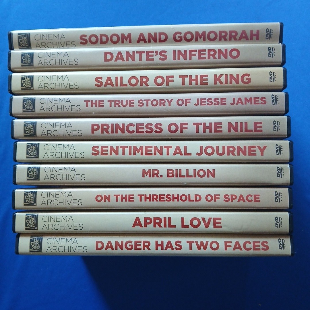 RARE MOD 20th century fox cinema archives dvd Lot 10 Ct
