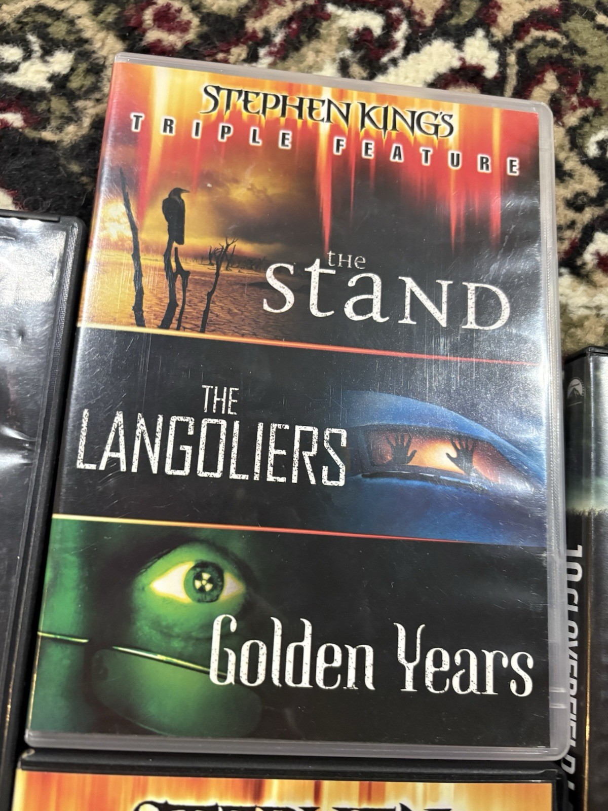 DVD Movie Lot Poltergeist + 10 Cloverfield Lane + Stephen King Triple Feature R