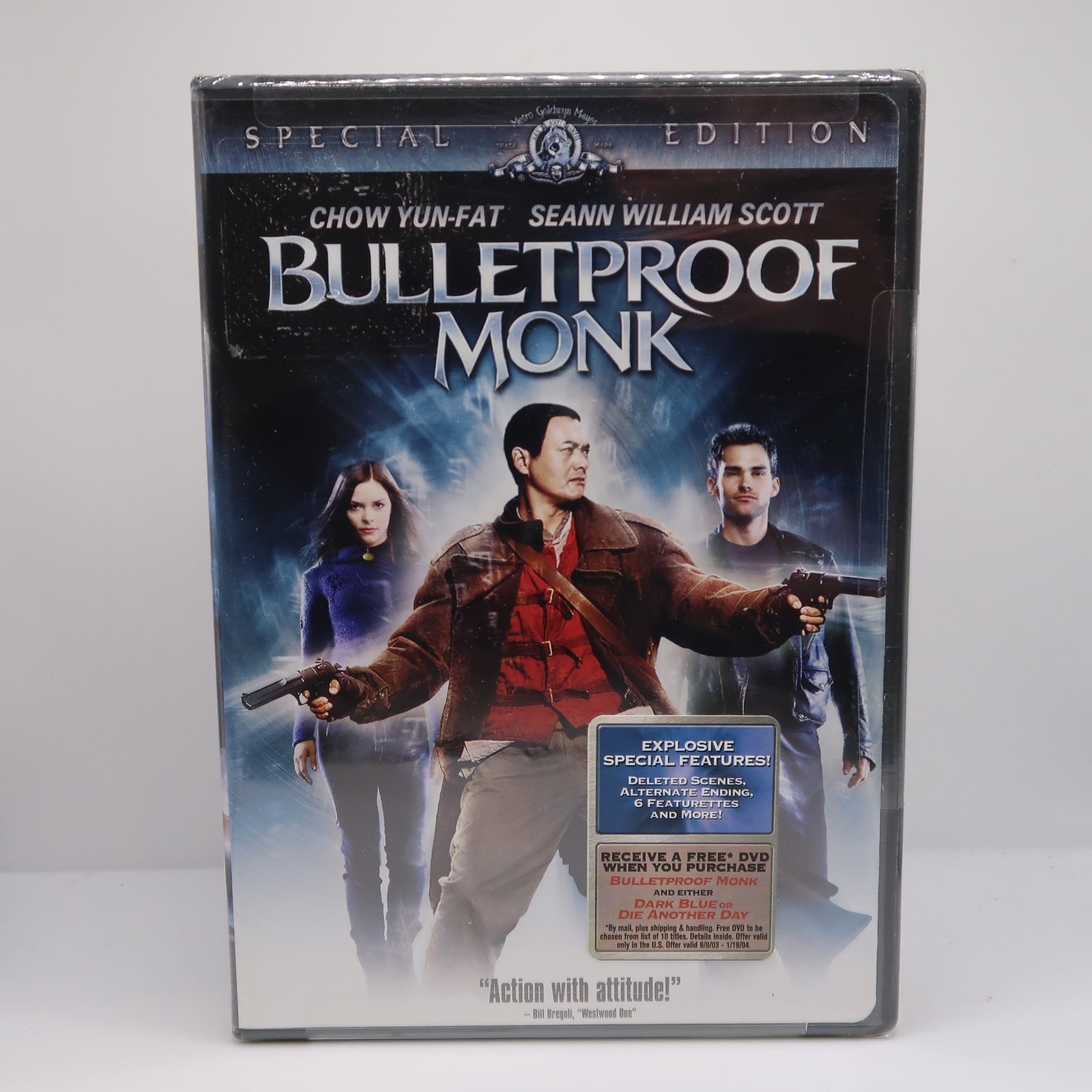 Bulletproof Monk DVD 2003 Special Edition Chow Yun-Fat Seann William Scott