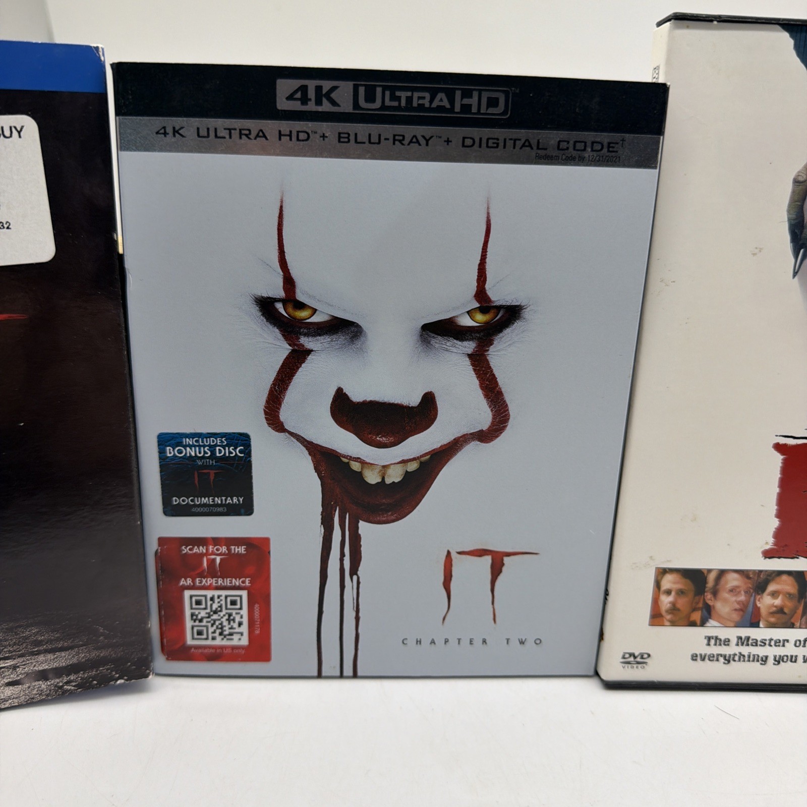 Stephen King’s IT 1 & 2 And 1990 Original Miniseries Blu Ray And Dvd