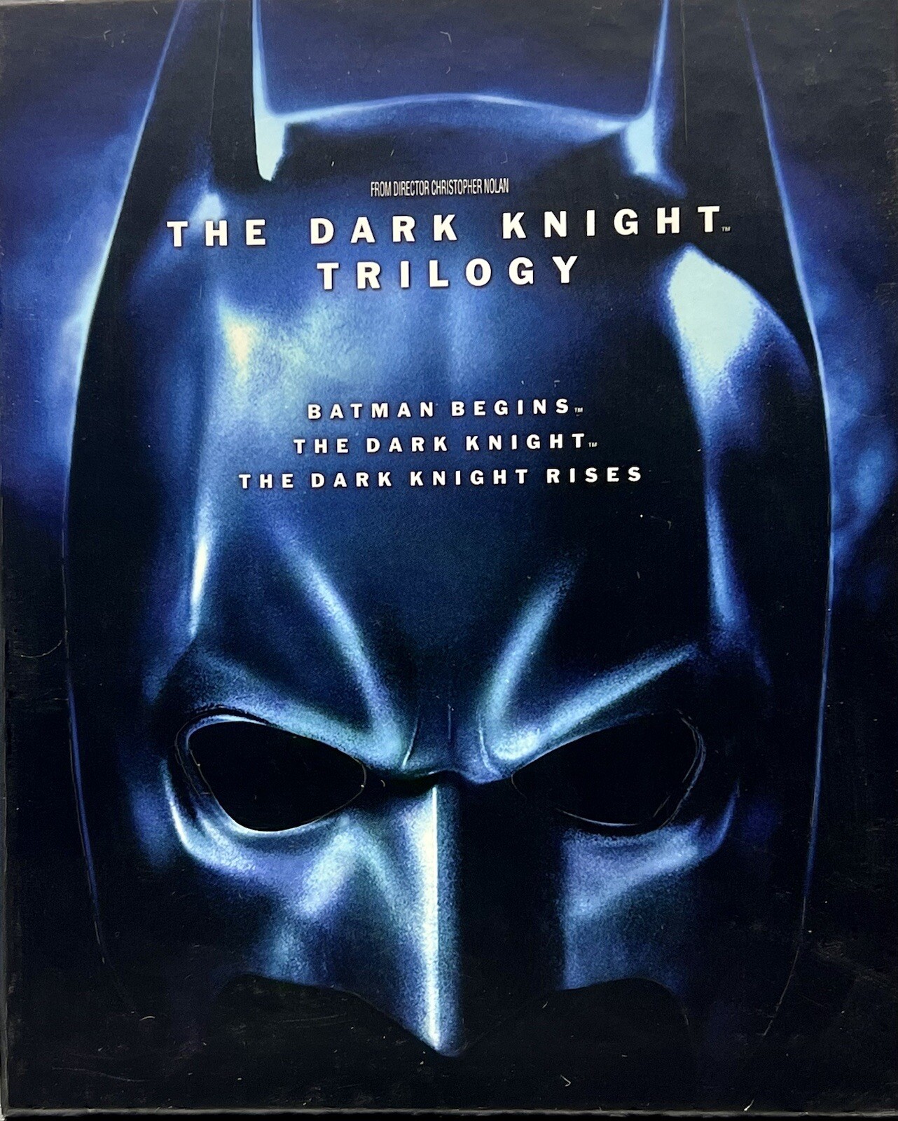 The Dark Knight Trilogy – Blu-Ray – 5 Disc Box Set – Batman – DC Comics –