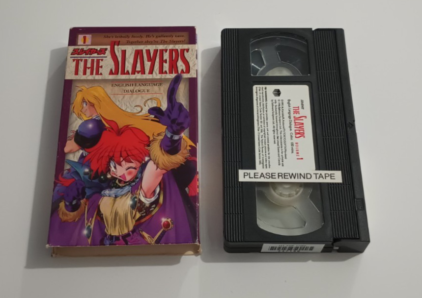 The Slayers Volume 1 [VHS 1996] FORMER RENTAL English Dubbed