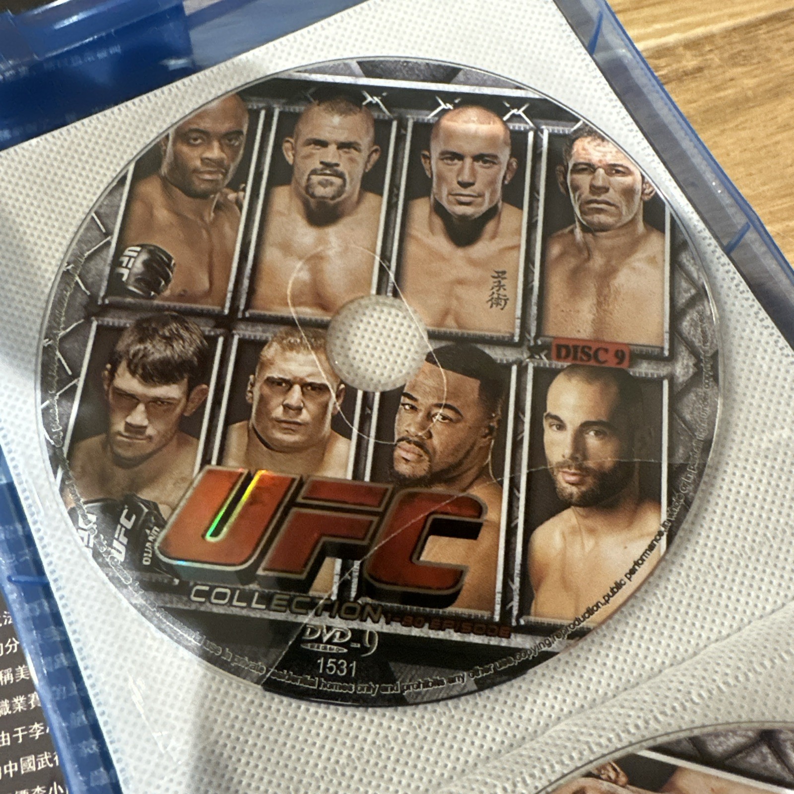UFC Collection 1-80 Episodes 9 Disc DVD Box Set Import Chinese/English Rare MMA