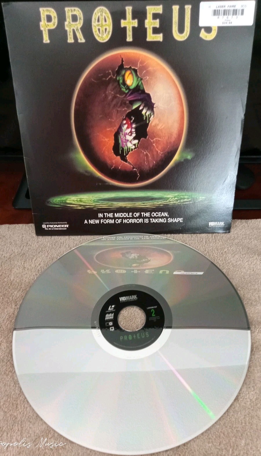 Alien LaserDisc Widescreen Collector’s Special Edition Scott Weaver 1979 R