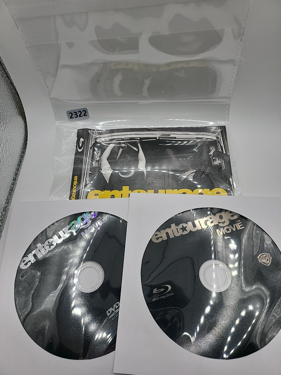 Entourage: The Movie (Blu-Ray /DVD, 2015) DISCS And Artwork ONLY NO TRACKING