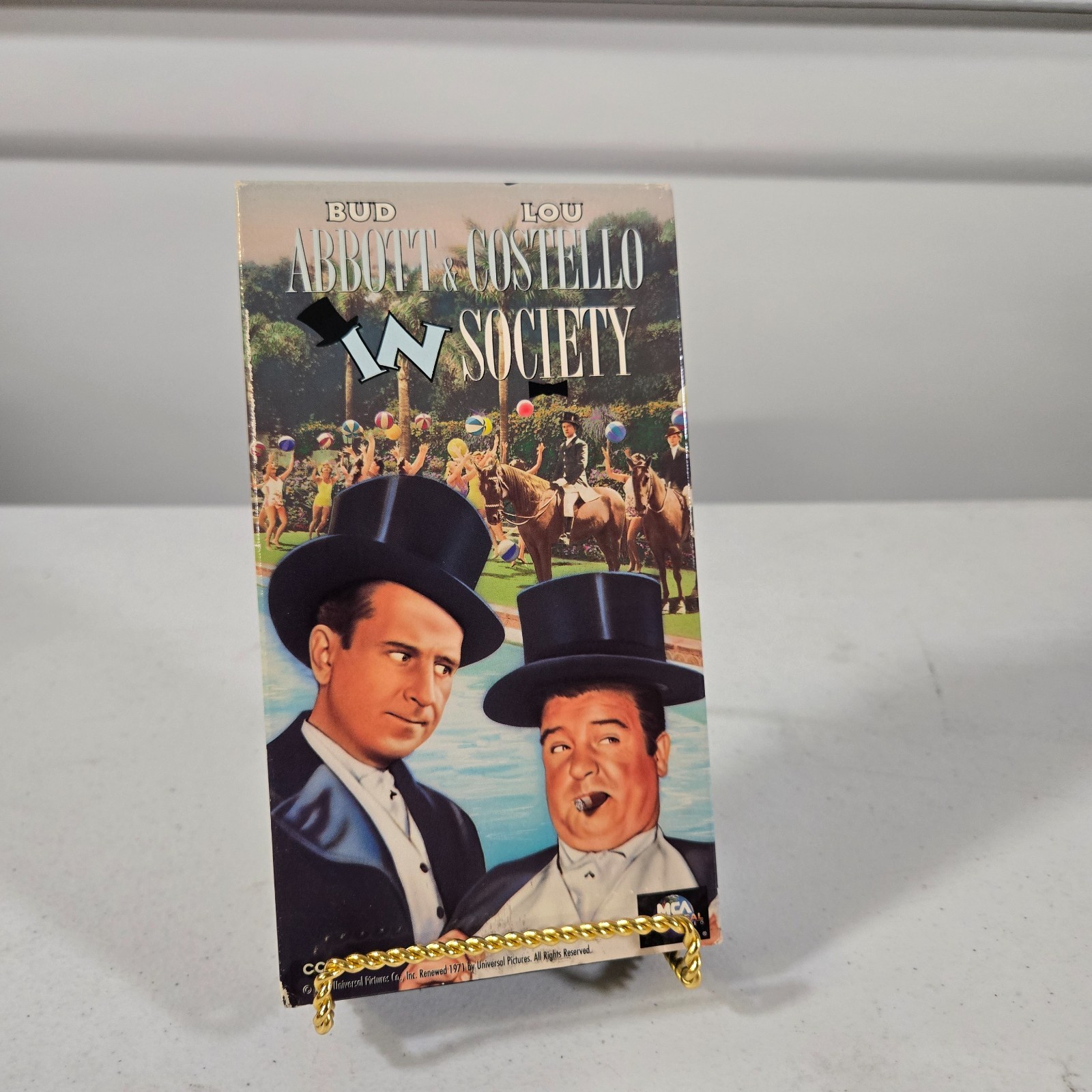 Abbott and Costello VHS Lot of 7 Classic Comedy Movies MCA MGM Retro Rare C1