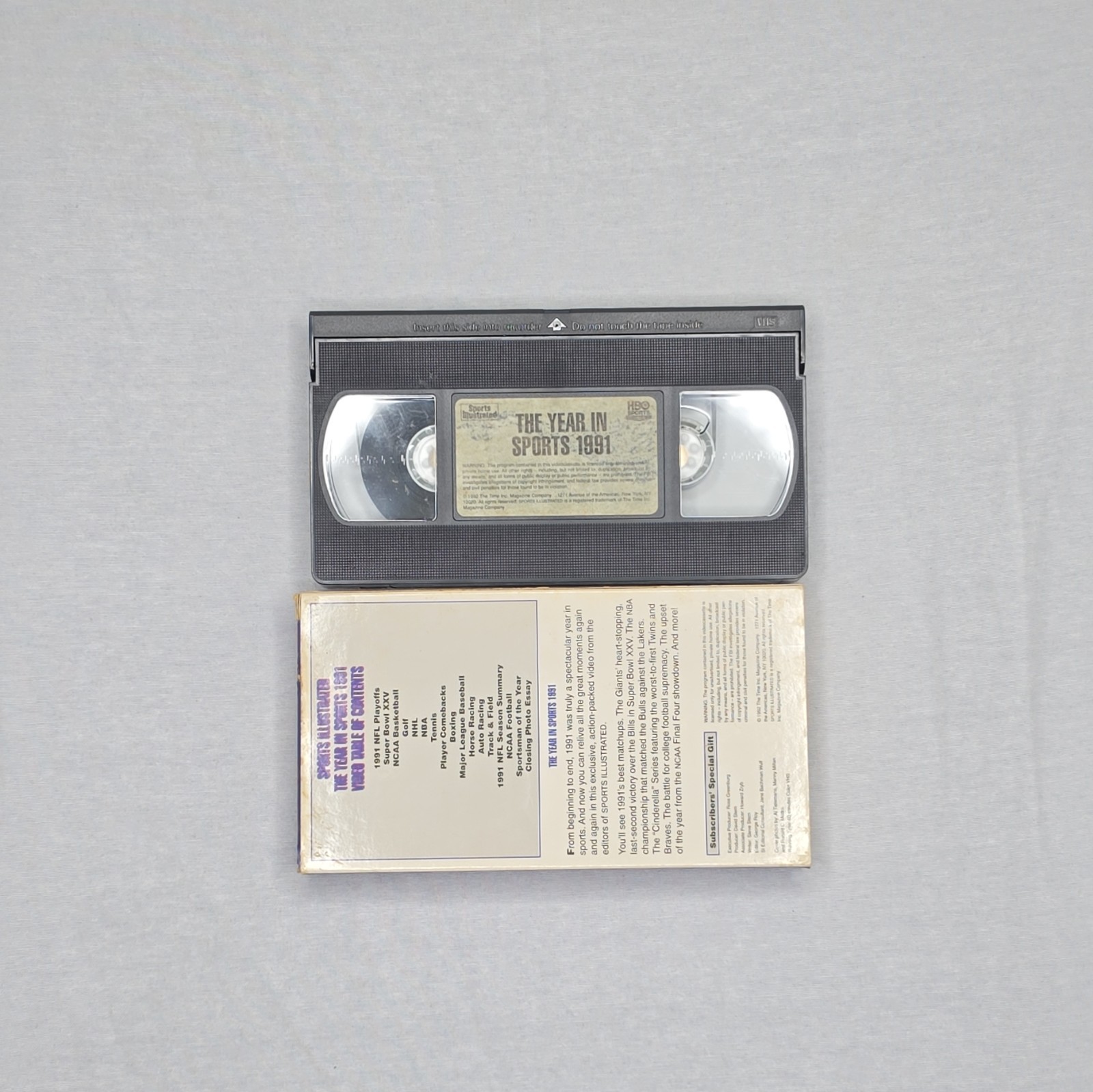 HBO Home Video The Year in Sports 1991 VHS Special Edition English NR