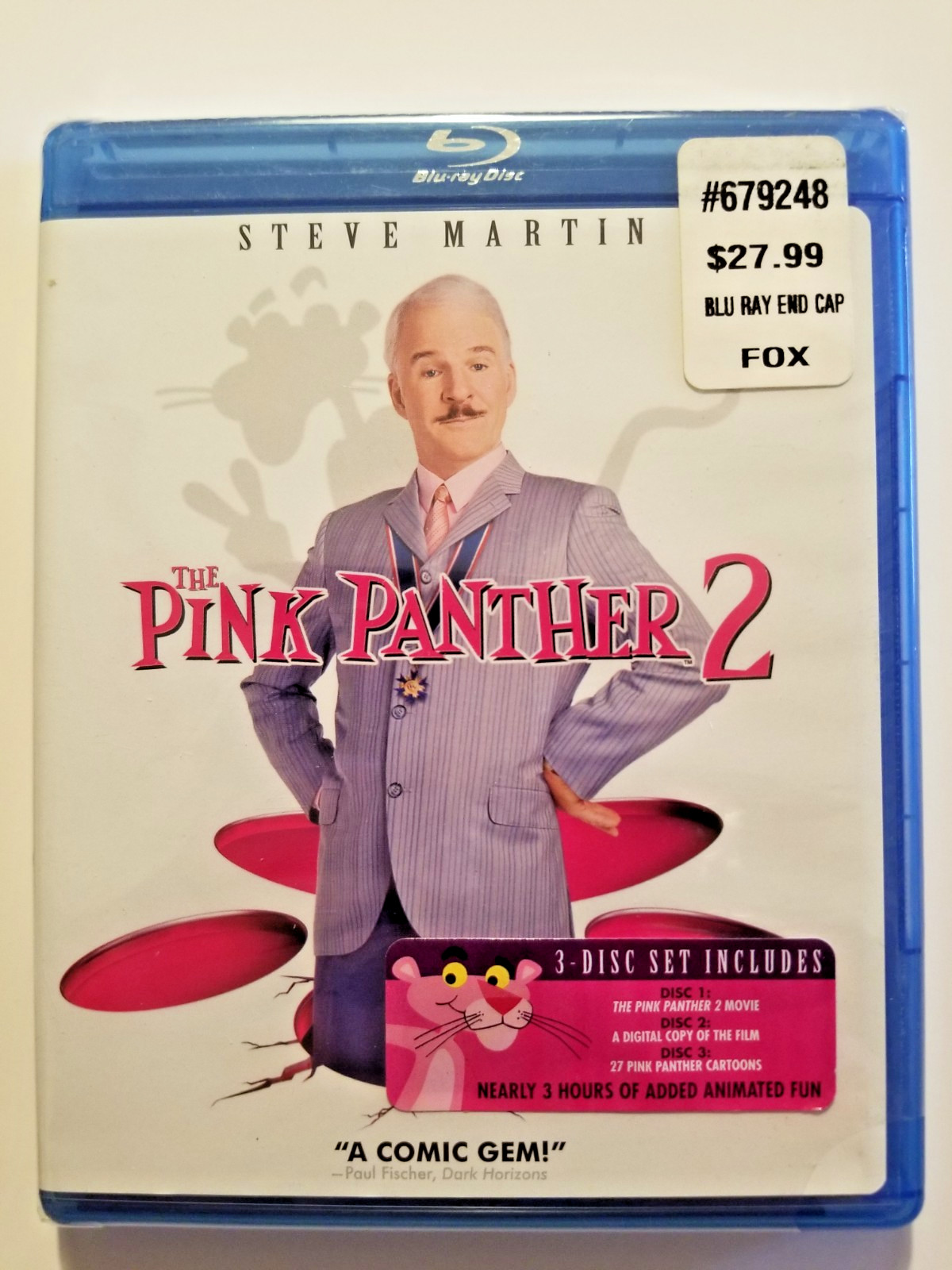 The Pink Panther 2 Blu-Ray Movie 3 Disc Set Steve Martin New Sealed