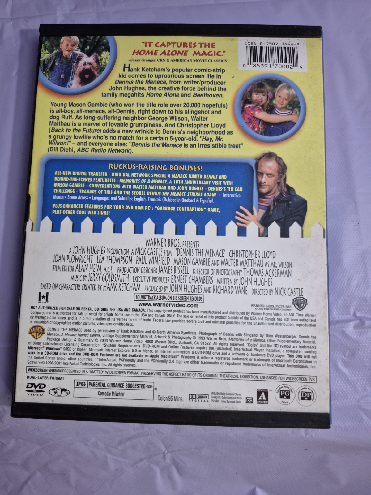 Dennis the Menace (DVD, 1993)