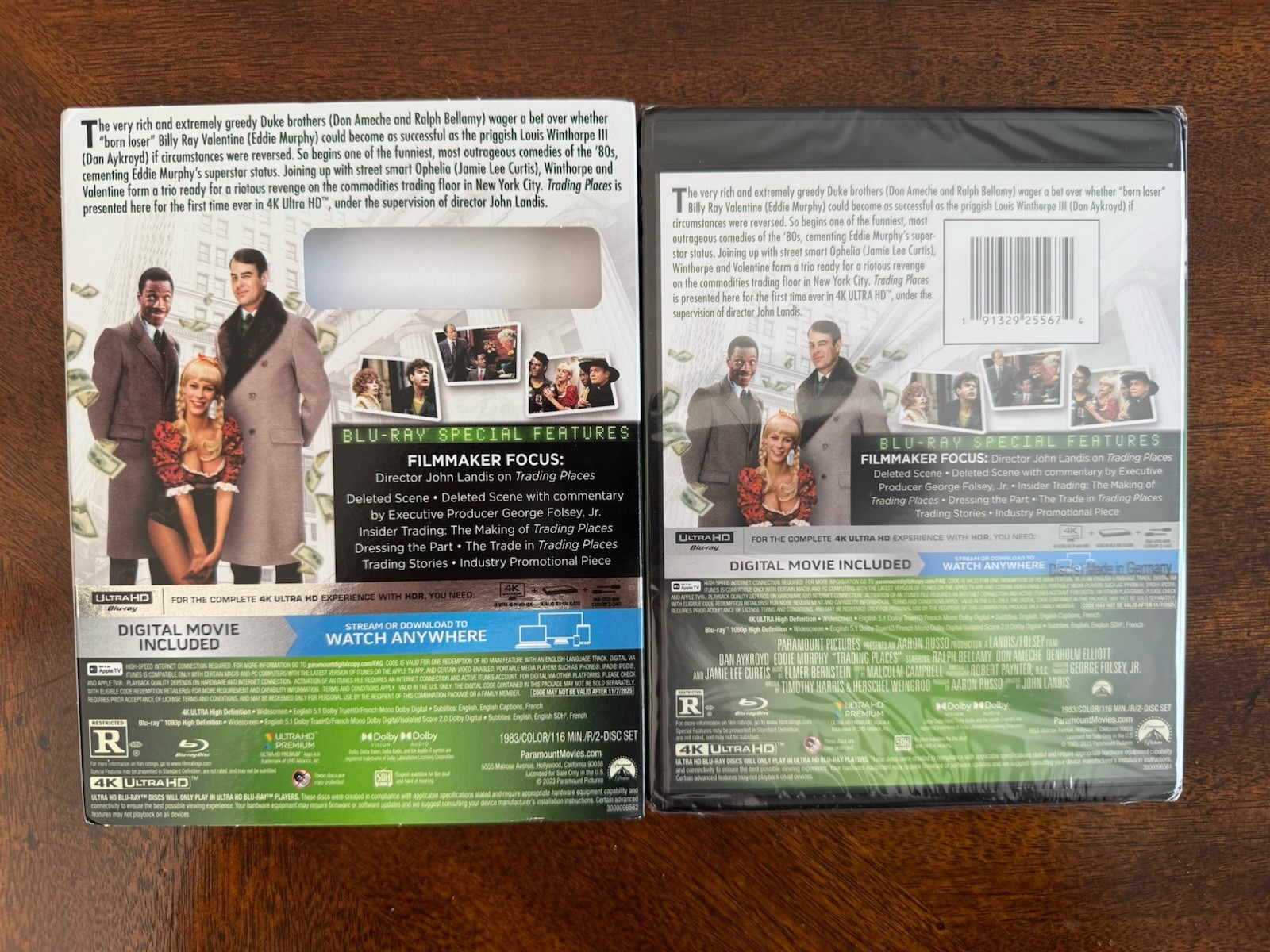 Trading Places (4K, Blu-ray, 1983) W Slipcover