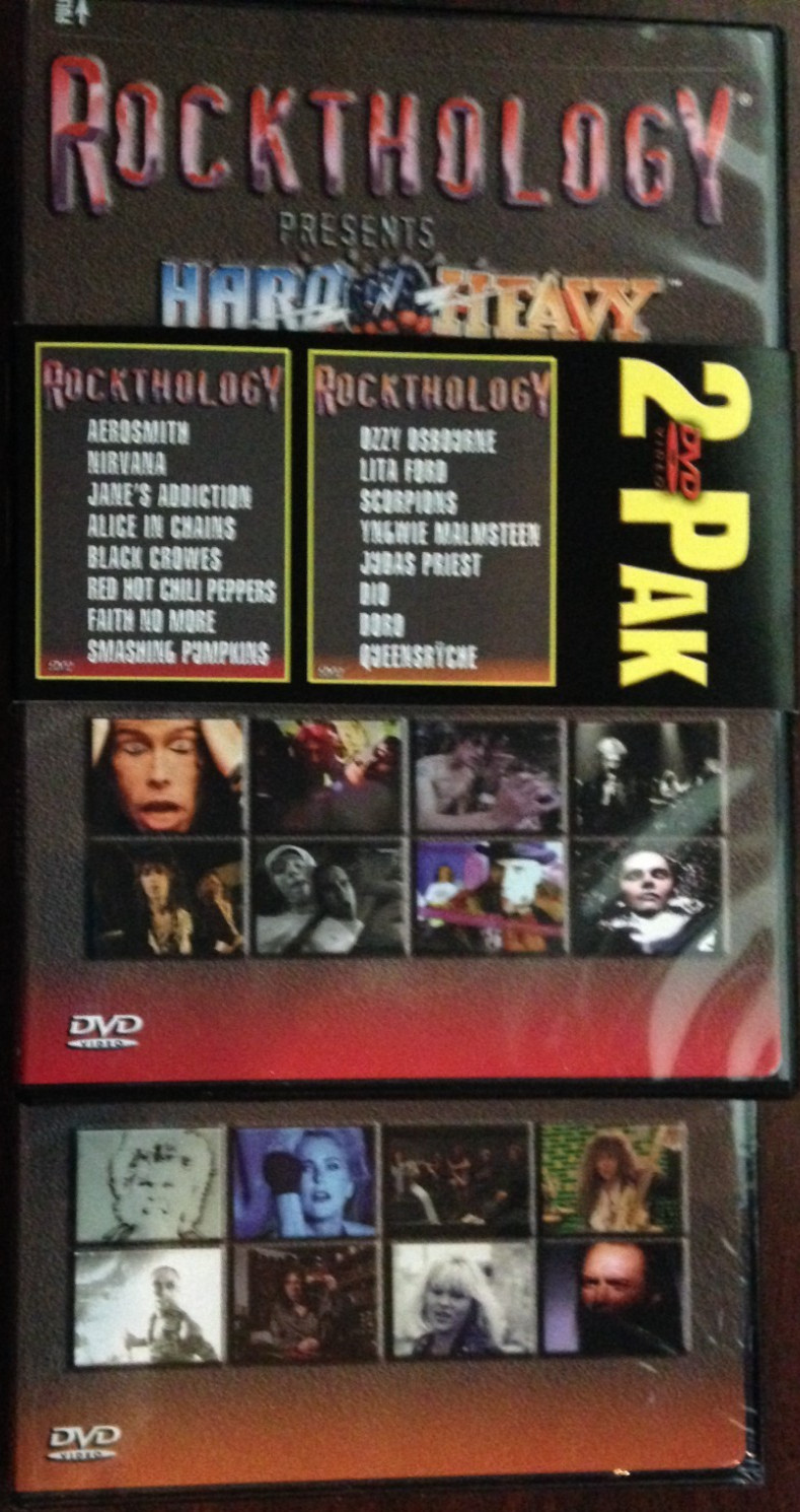 Rockthology 2-Pak, Hard ‘N’ Heavy Vol. 1, And Vol. 2, DVD, 2004, Holes in UPCs