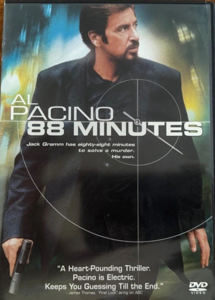 88 Minutes (DVD, 2007, Widescreen) Al Pacino LIKE NEW
