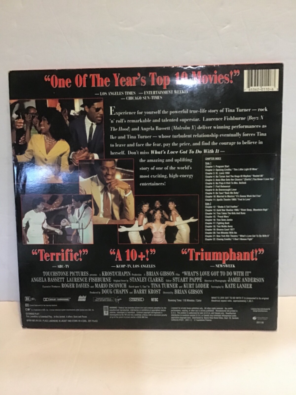 What’s Love Got to do with it – Story of Tina Turner – Brian Gibson – Laserdisc