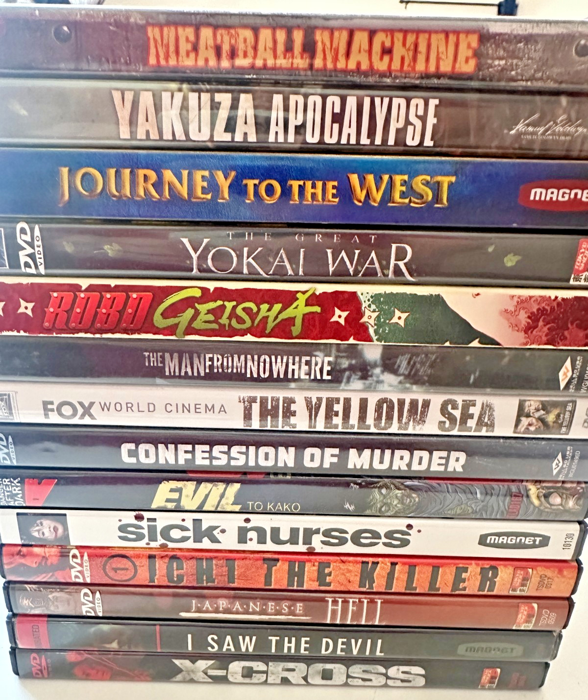 34x Asian Horror Gore DVD Movie Bundle Sci-Fi Action Thriller Fantasy Collection