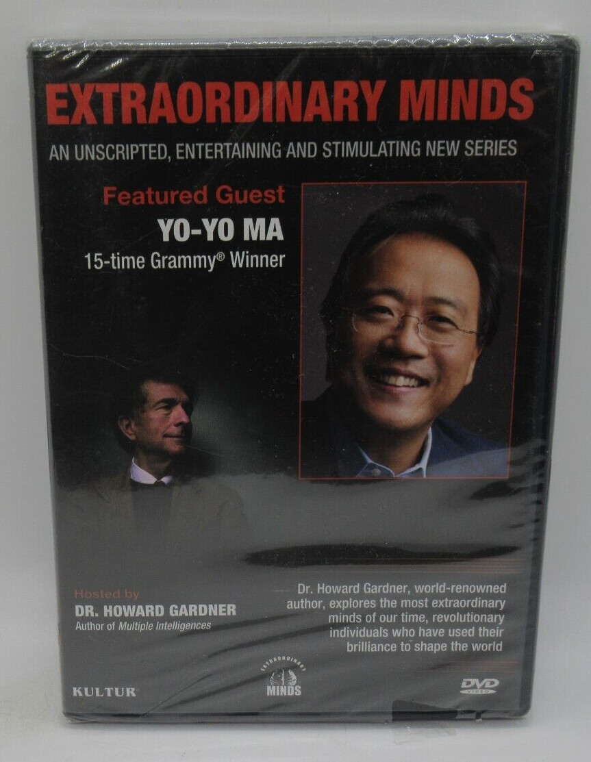 HOWARD GARDNER: EXTRAORDINARY MINDS – YO-YO MA DVD, UNSCRIPTED, ENTERTAINING