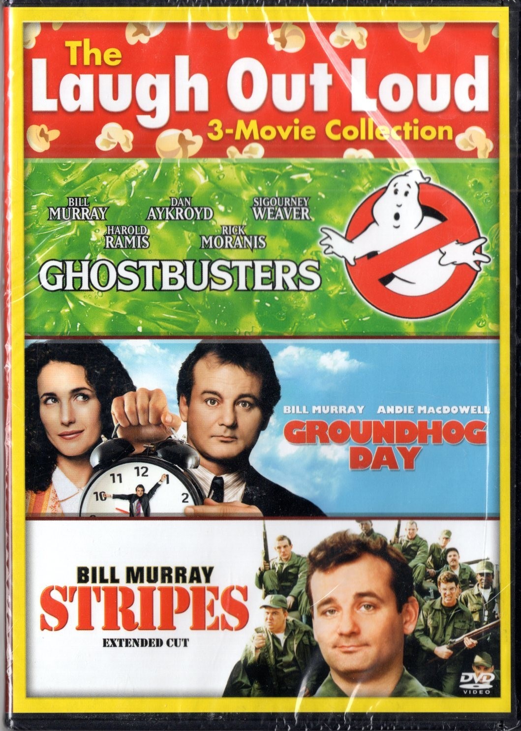 LAUGH OUT LOUD Bill Murray DVD Groundhog Day GHOSTBUSTERS Stripes NEW Sealed