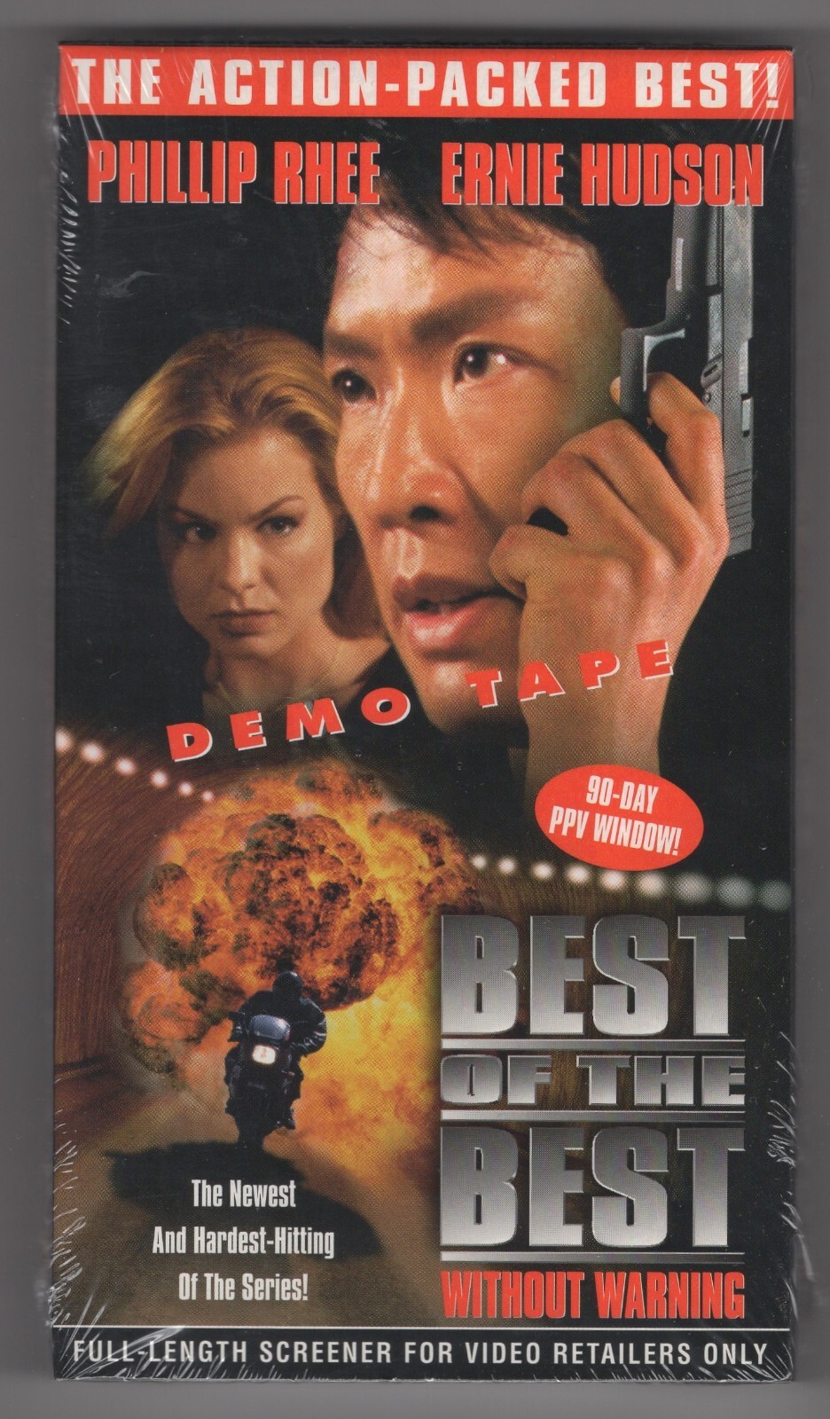 Best of the Best 4: Without Warning (Factory Sealed VHS Screener w/ Watermarks)