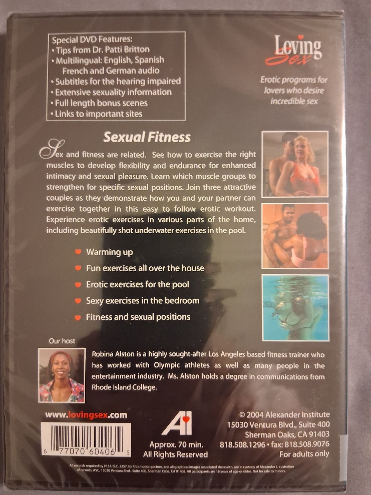 Loving Sex – Sexual Fitness Brand New DVD from Alexander Institute